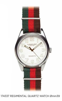 AG Spalding & Bros Regimental Quartz Watch White F129 cod 174337